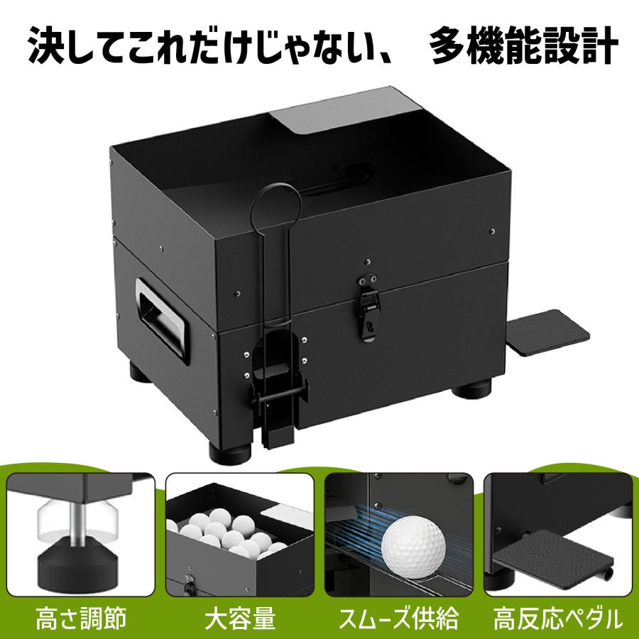 詰まり防止構造】ゴルフボールディスペンサー 耐衝撃素材 ボール出し機