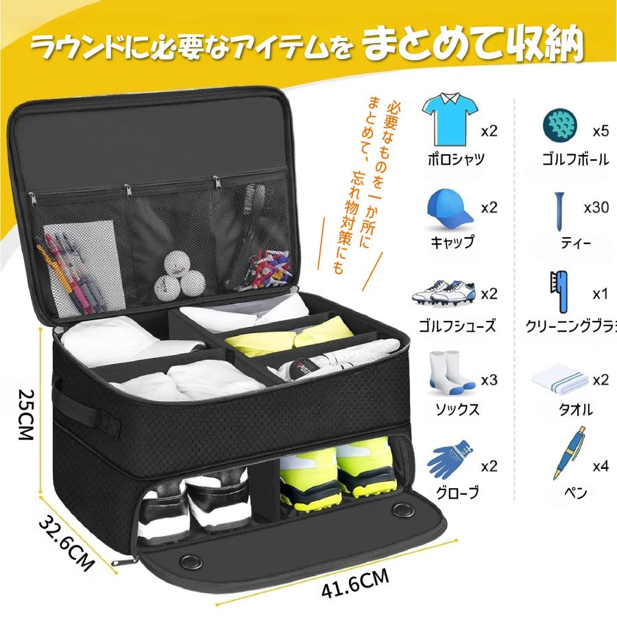 ゴルフ 専用 ラッセルノ インナー＆ボストンバッグ 2点セット