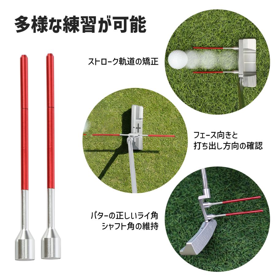 ゴルフ 練習器具 スイング練習 方向指示器 マグネット スイング軌道
