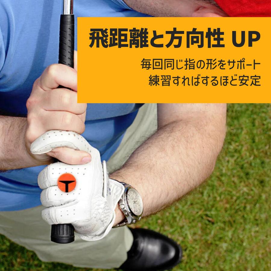 ゴルフグリップステッカー シリコン スイング練習器具 手首サポート