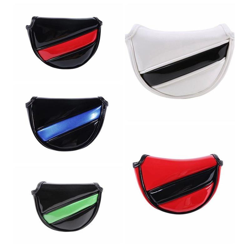 Maltby Golf マレット型パター ヘッドカバー付き ゴルフ ヘッドカバー パターカバー オデッセイ 対応 レッド小型