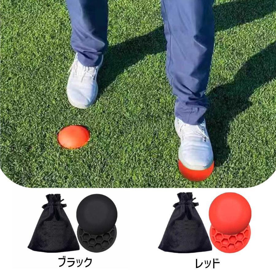 ゴルフ スイングステップパッド 2個セット 練習器具 バランス パッド