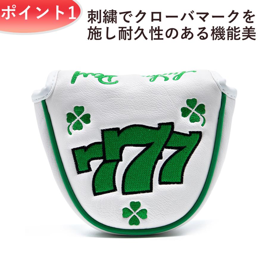 ゴルフ ヘッドカバー パターカバー マレット オデッセイ2ボール