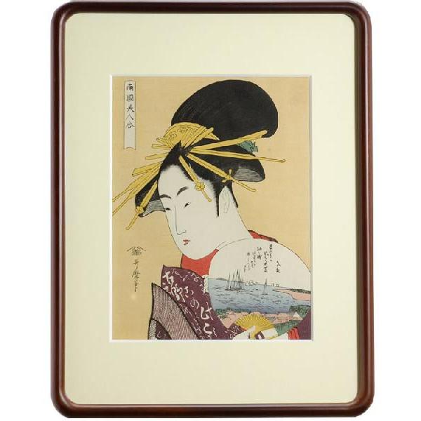 版画 美人画南国美人合 喜多川歌麿