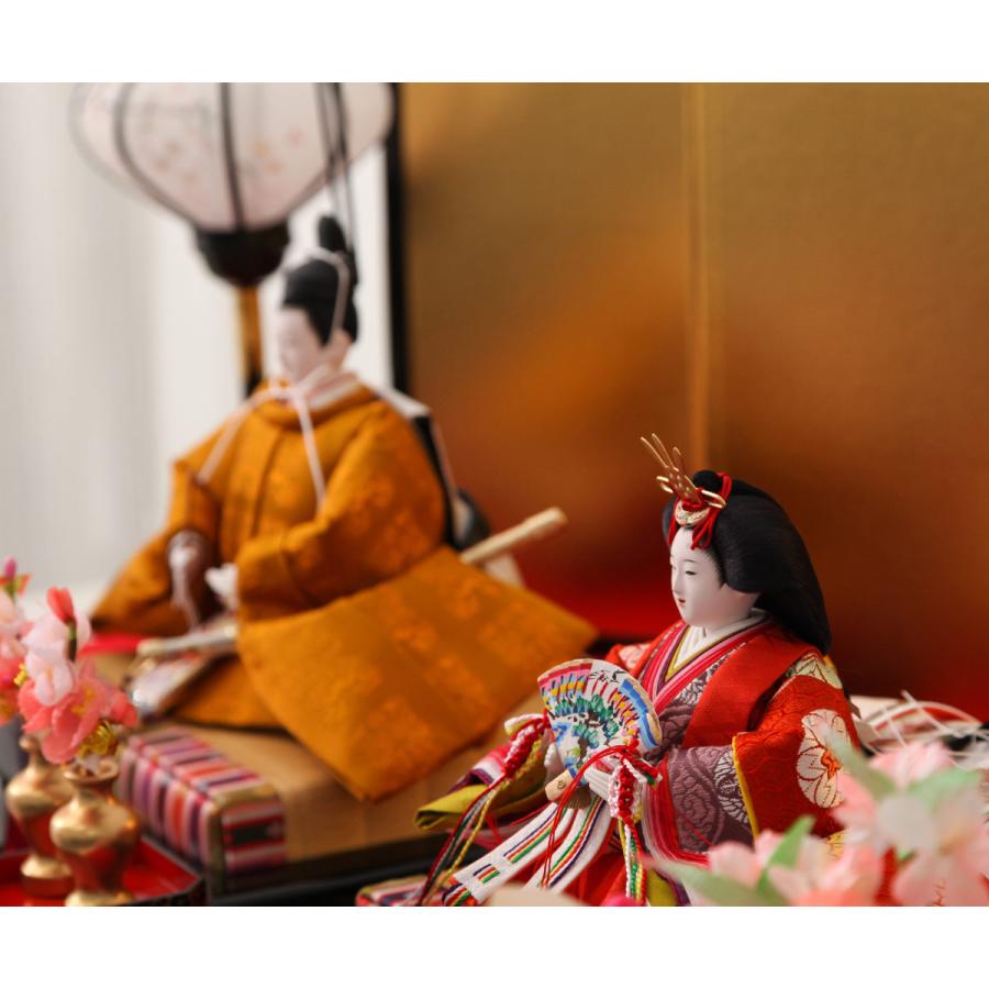 2/18〜2/25☆ポイント2倍！】大橋弌峰作 雛人形 十番 徳印 黄櫨染 親王