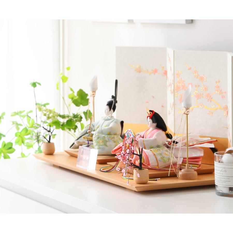 小出松寿　正絹古典親王飾　収納式 雛人形　コンパクト 小出松寿 正絹古典親王飾 収納式 雛人形 コンパクト 小出松寿