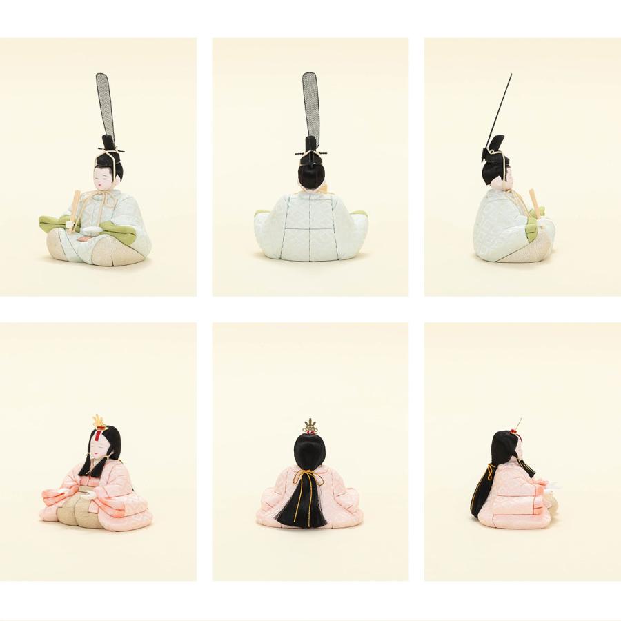 【全品ポイント3倍キャンペーン中】【オフシーズン割引☆10％OFF！】雛人形 木目込み 木村一秀作 重ね菱 二曲屏風飾 【ご優待割引価格】