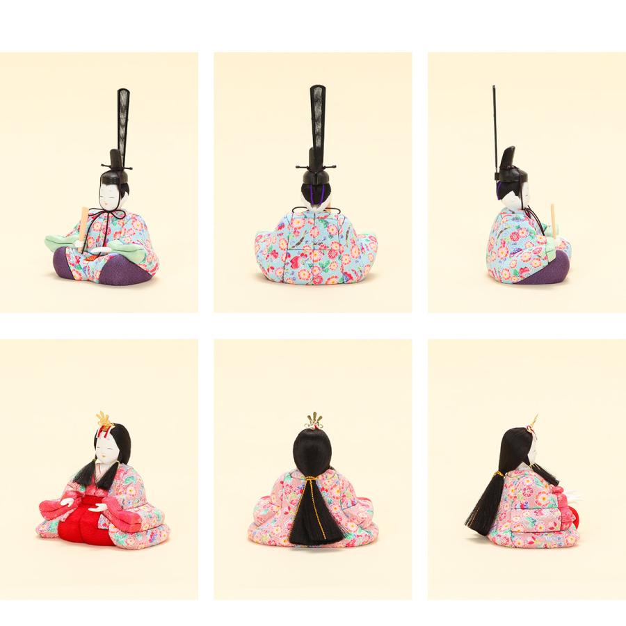 雛人形 木目込み コンパクト 一秀 枠-WAKU ひな人形【ご優待割引