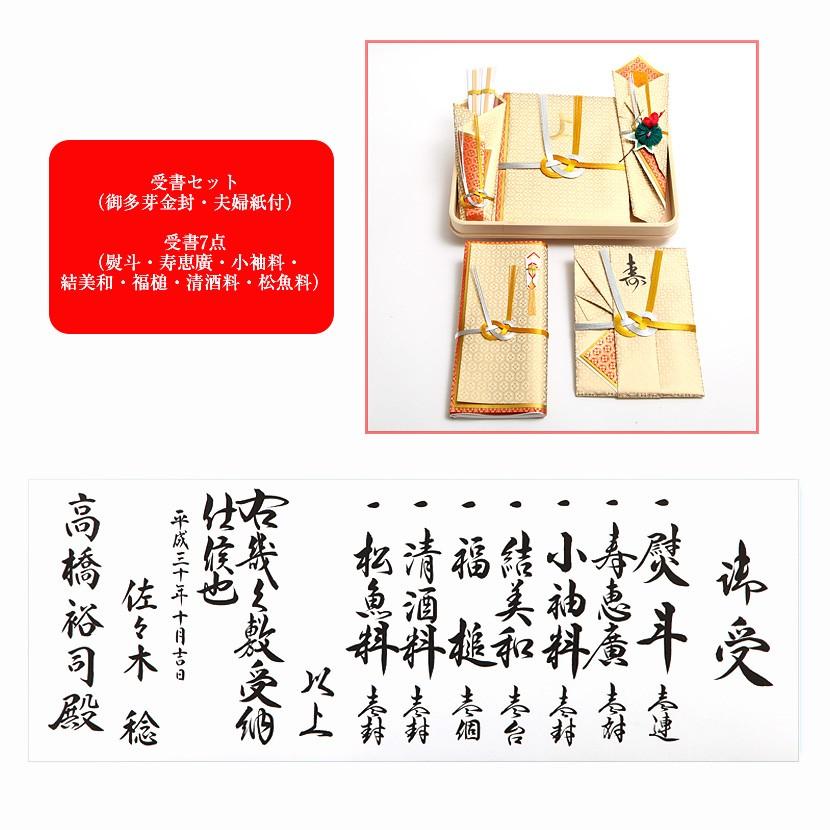 コンパクト結納】絆 七点セット 結納飾り【婚礼 結納品 結納セット