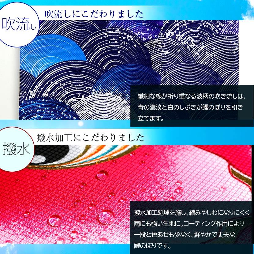 徳永鯉 鯉のぼり 大型 庭 千寿 5m こいのぼり6点セット 家紋