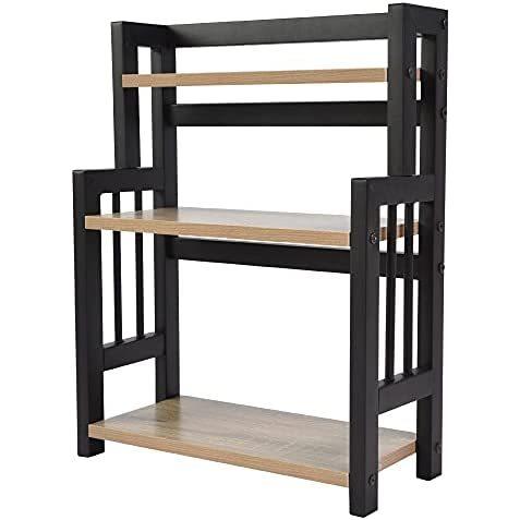 送料無料 調味料ラック デスク上置棚 スパイスラック キッチンラック 多機能キッチン収納ラック 三段台所収納ラック 調味料棚 省スペース 木目 木目 好評 Turningheadskennel Com