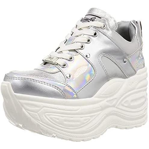 ヨースケ プラットフォーム レディース スニーカー シルバー シルバー プラットフォーム 25 0 レディース Cm Kyui Wap19o3ai008 Kyui