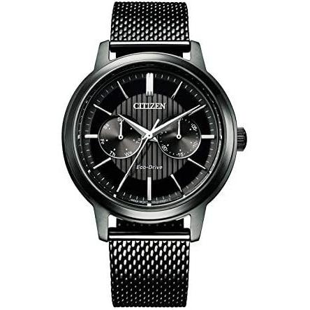 豪華で新しい 腕時計 [Citizen] エコ・ドライブ (ブラック) ブラック メンズ BU4034-82E マルチカレンダー リングソーラー 腕時計
