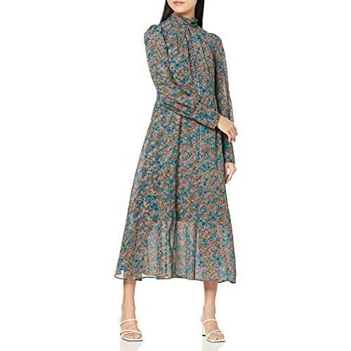 21福袋 フレイ 号 1 Blu レディース Fwfo ヴィンテージフラワープリントボウタイワンピ アイディー ワンピース Pathwaysfl Org