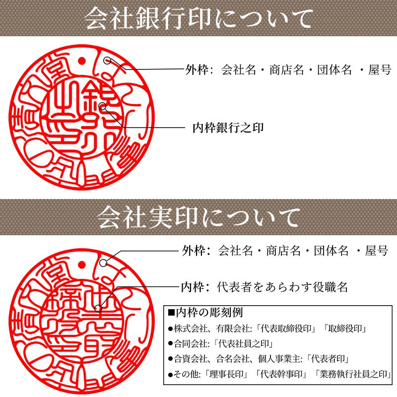 はんこ 印鑑 法人印鑑 黒水牛印鑑3本セット 専用ケース付 社判 会社印 会社印鑑 法人 会社設立 実印 銀行印 角印 即日出荷 |  | 05