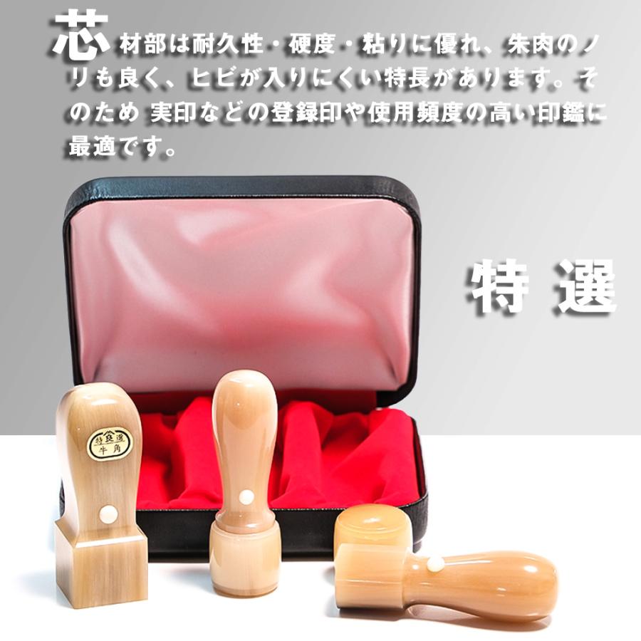 レビュー特別価格！数量限定！オランダ水牛 法人設立ケース付き3点セット角印　銀行印　代表取締役印　印鑑  会社設立 実印 銀行印 角印 送料無料 |  | 01