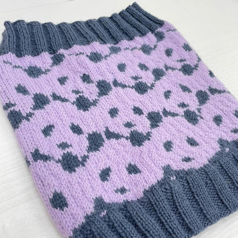 パンダフルネックウォーマー by knitting_papa リッチモア パーセント