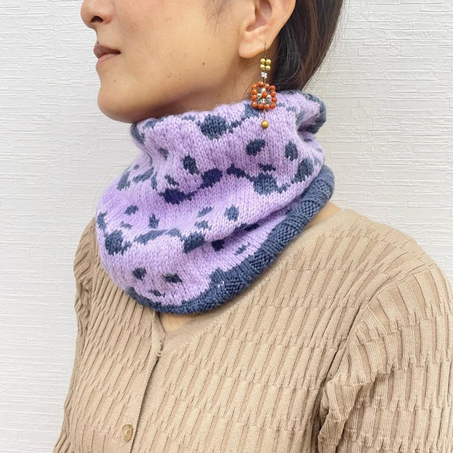 パンダフルネックウォーマー by knitting_papa リッチモア パーセント