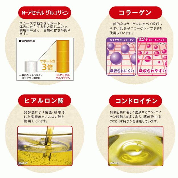 キューサイ グルコサミン・コラーゲンプレミアム  3g×60袋 4箱まとめ買い おまけつきの画像