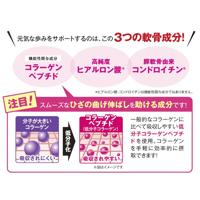 キューサイ ひざサポートコラーゲン 5g×30袋 3箱まとめ買い おまけつき