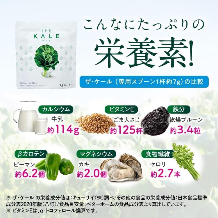 キューサイ 青汁 ケール 粉末 420g 6袋まとめ買い おまけ付_14