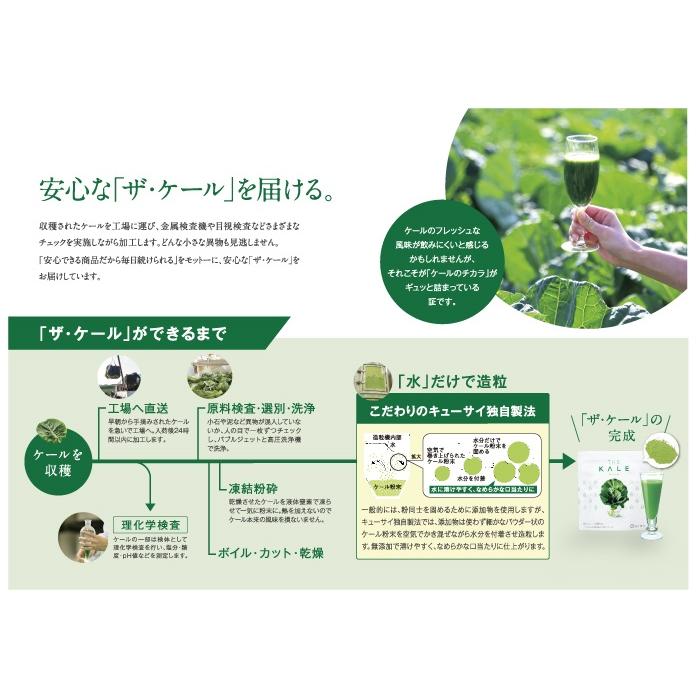 キューサイ 青汁 ケール 粉末 420g 4袋まとめ買い おまけ付_11