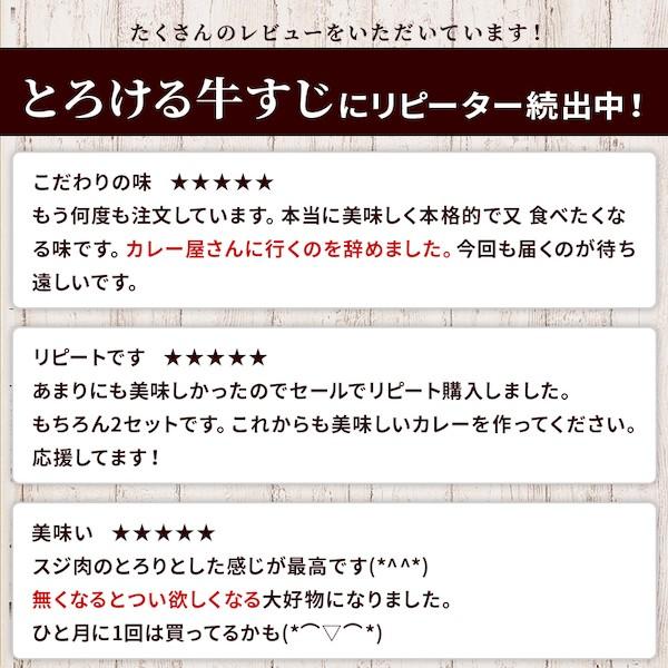 牛すじカレー 200g×5パック 中辛 牛すじ ビーフカレー 国産 コラーゲン 送料無料 防災対策  レトルトカレー レトルト食品  メール便｜kyushu-gochisoubin｜02