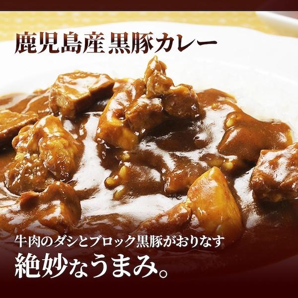 黒豚カレー200ｇ×30パック レトルトカレー レトルト食品 グルメ 防災対策 惣菜 カレールー ご当地グルメ 詰め合わせ B級グルメ  食品 ポーク 送料無料｜kyushu-gochisoubin｜06