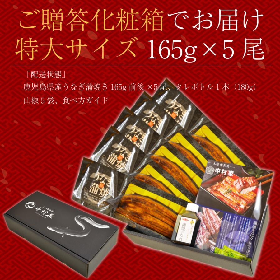 父の日 うなぎ 蒲焼き 化粧箱入 国産 人気 165g×5尾 鹿児島県産 タレ 山椒付き ウナギ グルメ 土用丑 鰻 お取り寄せ 内祝 誕生日プレゼント お祝い 爆買_13