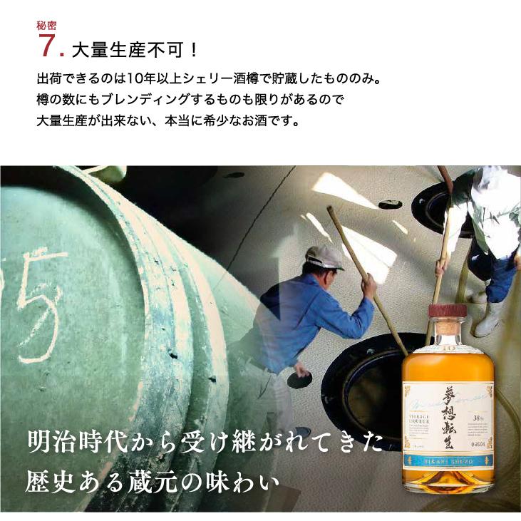 夢想転生【箱入】 38度750ml×１本　土産 地酒 国産麦 リキュール 贈答 ロットナンバー プレゼント 宅飲み 記念品｜kyushu-sanchoku｜07