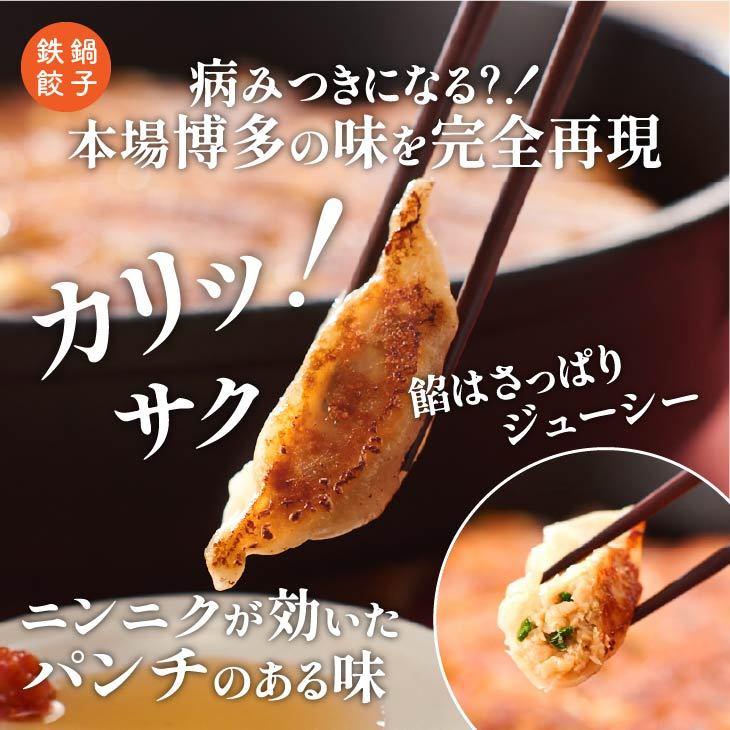 「餃子もつすき博多ばりうまセット」九州 お取り寄せ おうち居酒屋 本場の味 お得 鉄鍋付 博多名物 ぎょうざ ギョーザ もつすき｜kyushu-sanchoku｜04