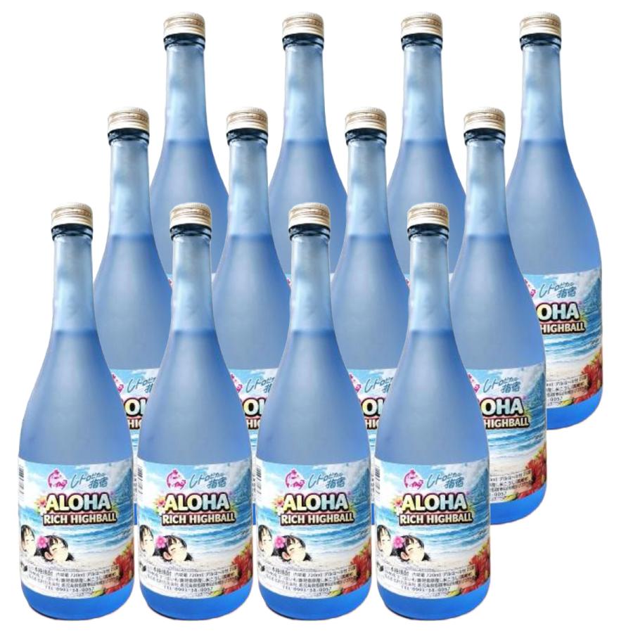 ALOHA RICH HIGHBALL (アロハリッチハイボール) 25° 720ml 12本セット 芋焼酎 田村合名会社 : 九州焼酎 ...