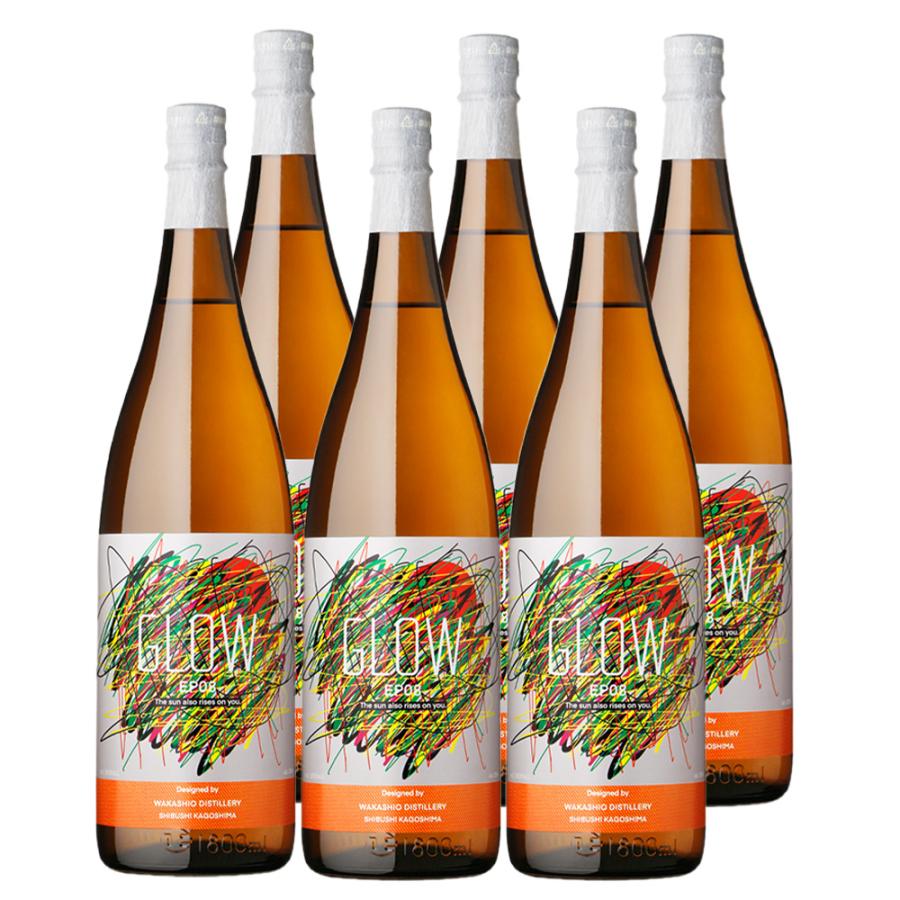 若潮酒造 GLOW EP-08 1800ml 25度 6本セット The sun also rises on