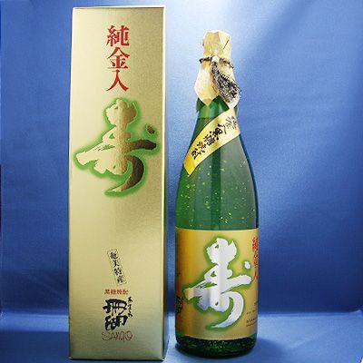 黒糖焼酎 一升瓶　古酒　平成5年製造　30度 純金入 寿 あまみ珊瑚 30° 1800ml 西平酒造 鹿児島黒糖焼酎 : 九州焼酎