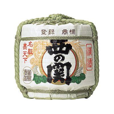 西の関 上撰 菰樽 1800ml (包装無料) 萱島酒造 大分日本酒 : 九州焼酎