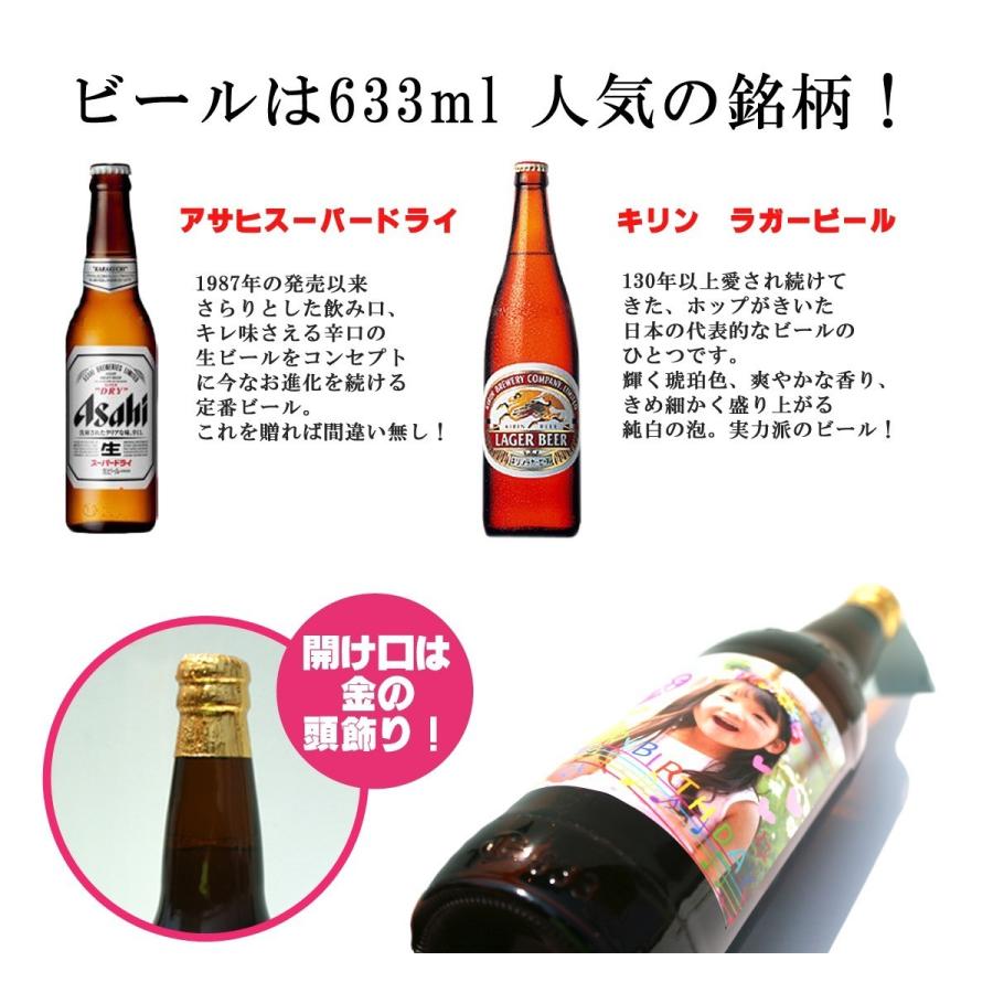 高い品質 Snapbeeオリジナル写真ラベルのビール 大瓶 12本 アサヒドライ キリンラガー 激安単価で Test Pendarnet Com