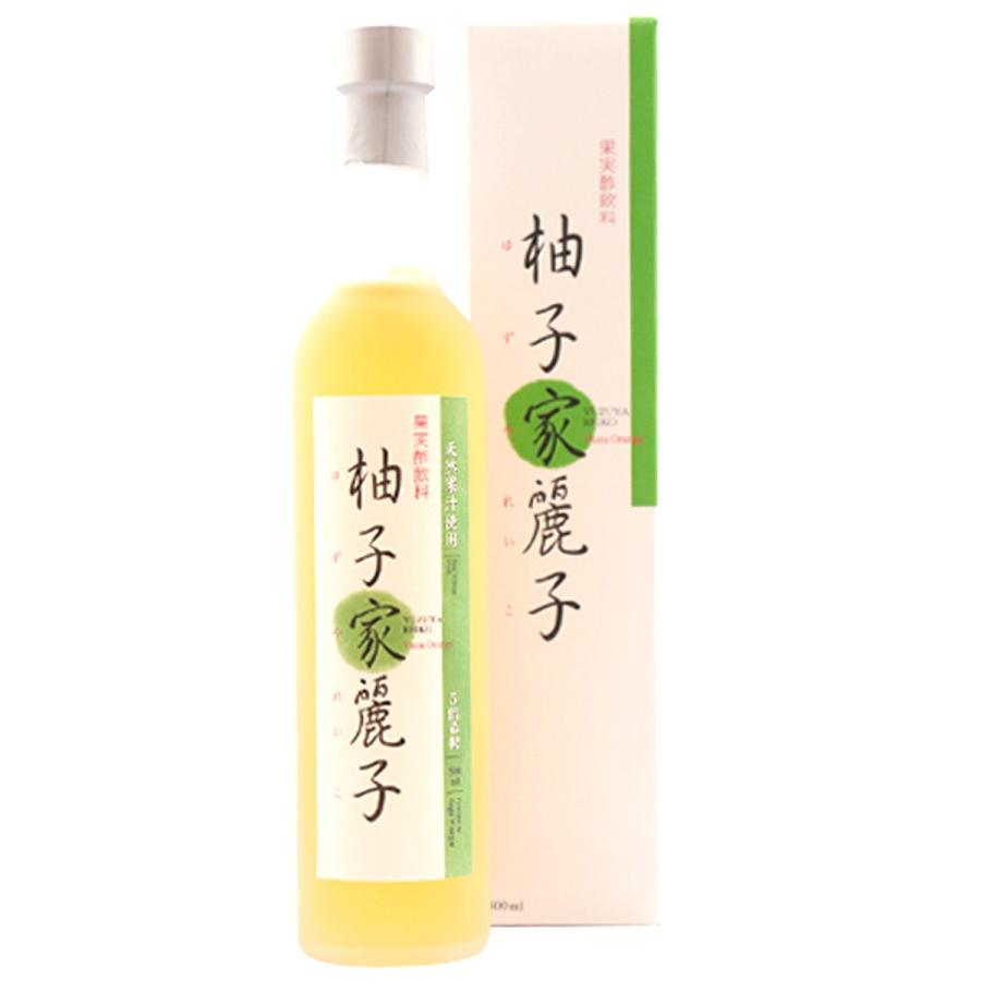 柚子家麗子 500ml ×12本 1ケース (ルネサンスプロジェクト) ノンアルコール