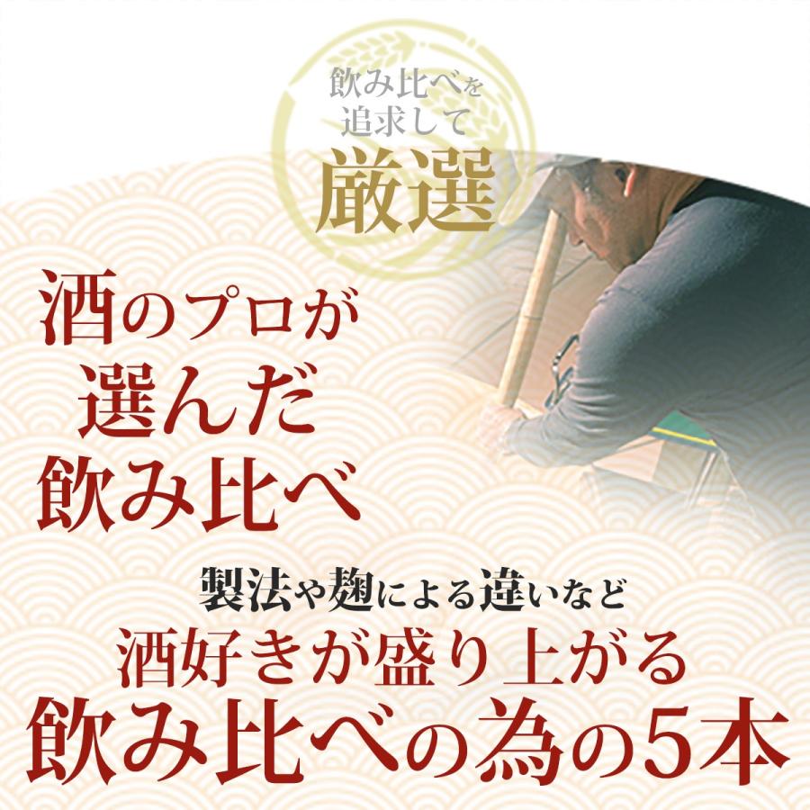 父の日ギフト 杜氏厳選日本酒セレクト飲み比べセット 300ml×5本 (簡易包装無料)西の横綱西の関 大分日本酒｜kyushu-shouchu-club｜04