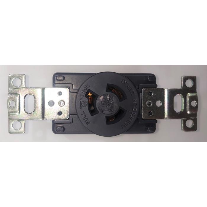 アメリカン電機 3120 接地形2P 15A 250V (NEMA L6-15) 埋込コンセント