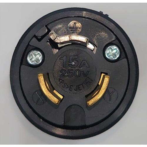 アメリカン電機 接地形2P 15A 250V (NEMA L6-15)プラグ