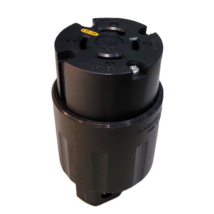 アメリカン電機 接地形3P 30A 250V (NEMA L15-30) コードコネクタ