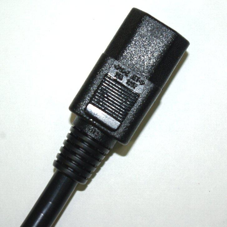 2m 15A パソコン電源用 丸型コード PSE ＩＥＣ ３２０ C１３：３Ｐプラグ付 お得な10本セット_5