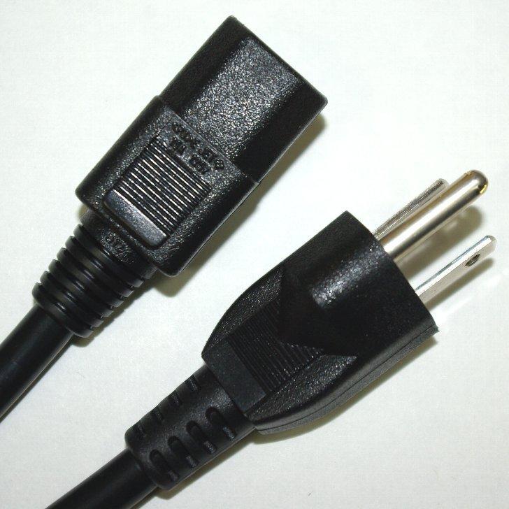 2m 15A パソコン電源用 丸型コード PSE IEC 320 C13：3P