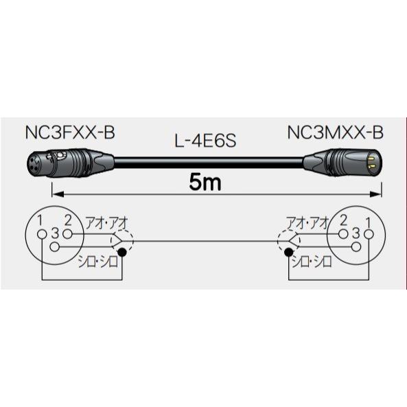 CANARE（カナレ） キャノンケーブル 3ピン 延長ケーブル 5mノイ