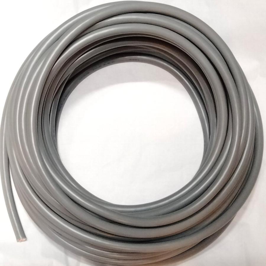 VCT 3.5SQ 3心 1m切断販売 ビニルキャブタイヤ ケーブル 灰色