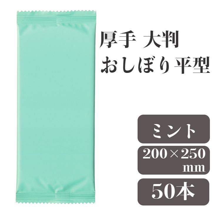 九州紙工 厚手 おしぼり 高級 50本入 大判 業務用 無地 個包装 飲食店