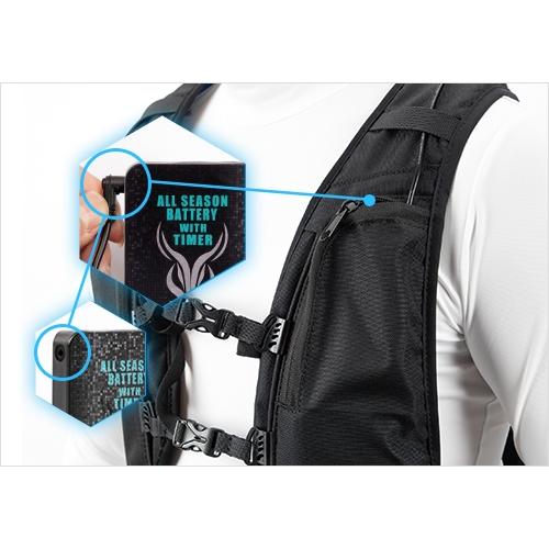 【バッテリー付】水冷　アイスマンベストPRO 5200mAh　フルセット 楽天市場】正規店 安心 1年保証 【チャージボトル+2個】 限定