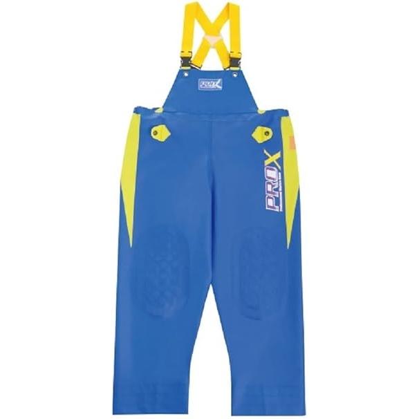 弘進ゴム プロエックスα 胸付きズボン ブルー（下衣のみ) 水産用レイン