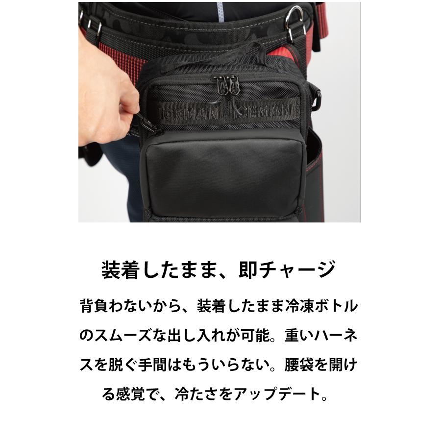 Y'sGOD (山真製鋸)アイスマンXR-PRO ICM-XR (NEW) 腰袋型 ブラック