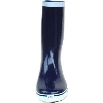 婦人カラー長靴 カラーブーツNO11紺 22.5cm-25cm 弘進ゴム製